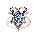 cockroach tattoo design idea