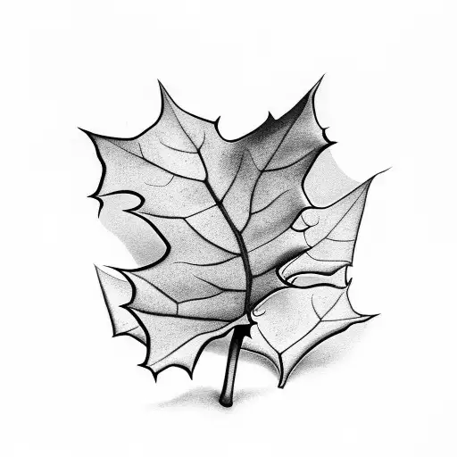 holly leaves with berrys  tattoo design idea