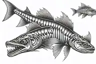Barracuda tattoo design idea