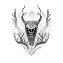 Wendigo  tattoo design idea