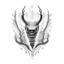 Wendigo  tattoo design idea