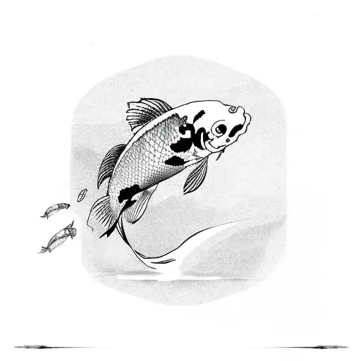Koi Fish tattoo design idea