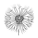 Dandelion tattoo design idea