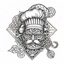 chefs tattoos.  tattoo design idea