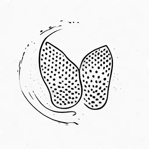 cat paw print tattoo design idea