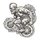 Sisyphus Epictetus  tattoo design idea