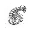 Scorpion mortal Kombat  tattoo design idea