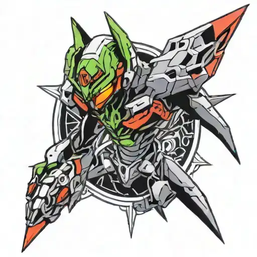 evangelion neon Genesis tattoo design idea