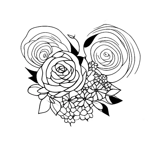 lilac tattoo design idea