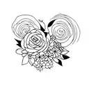 lilac tattoo design idea