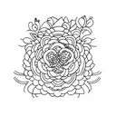 lilac tattoo design idea