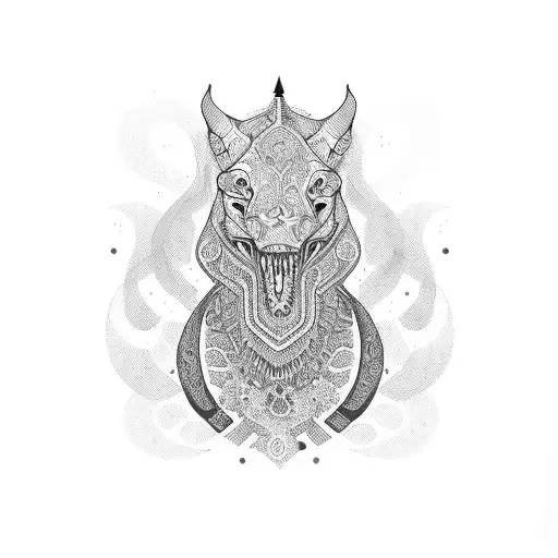 name " Ahmed " decorated tattoo design idea