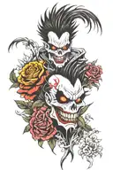 ryuk realism style tattoo tattoo design idea