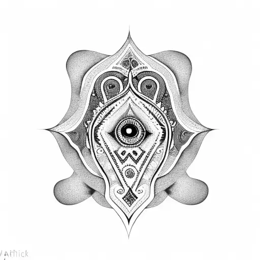Hamsa hand with mandala vector design - Indian Mehndi henna tattoo style  pattern Stock Vector Image & Art - Alamy