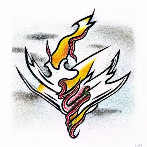 Lightning Bolt tattoo design idea