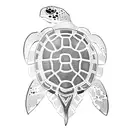 Turtle tattoo design idea
