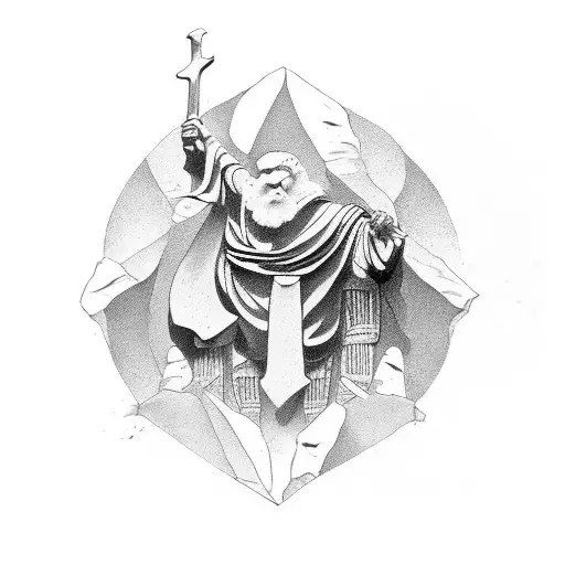 bible verse roman's 8:18 and john 13:7 tattoo design idea