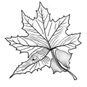 Maple Leaf tattoo design idea