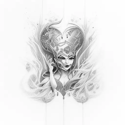 Name chari is mine from 29/2/2024 to this heart stops beating tattoo design idea