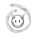 a smiley face tattoo design idea