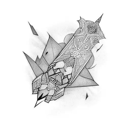 flail  tattoo design idea