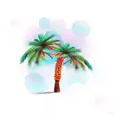 Palm Tree tattoo design idea