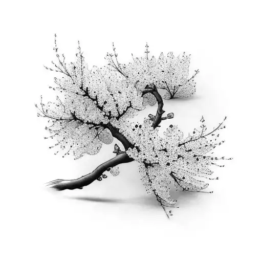 Cherry Blossom tattoo design idea