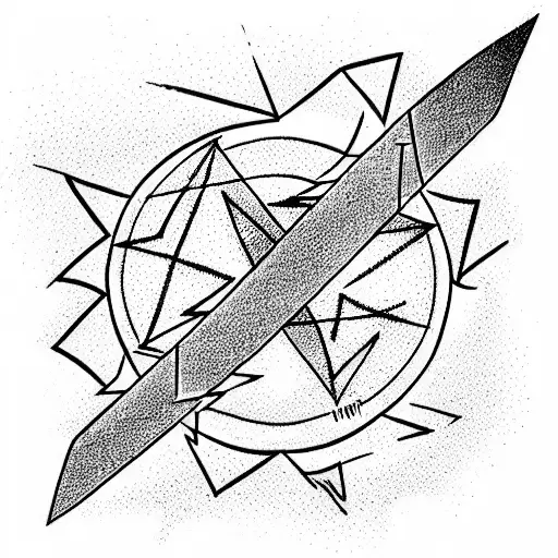 Lightning Bolt tattoo design idea