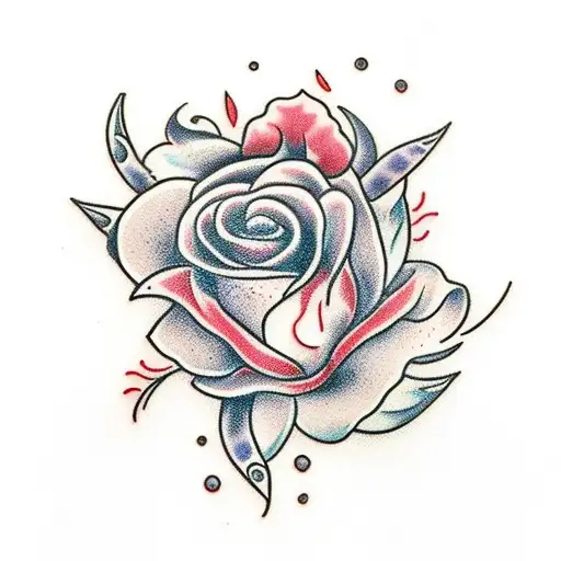 flor cataleya tattoo design idea