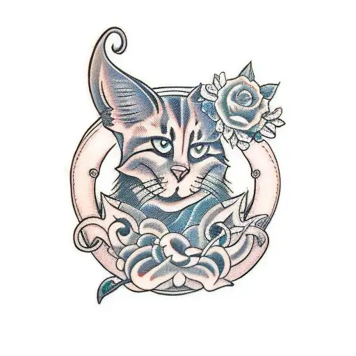  cataleya tattoo design idea