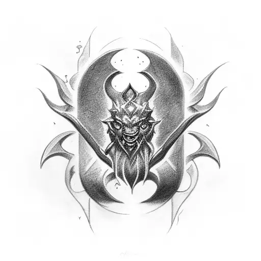 sleeve of all the theros gods of magic the gathering tattoo design idea