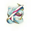 Letter  J done with date 2007,2008,2013 tattoo design idea