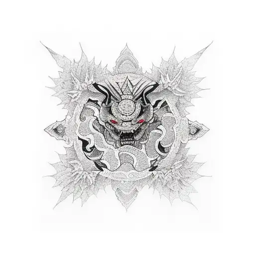 spine tattoo design idea