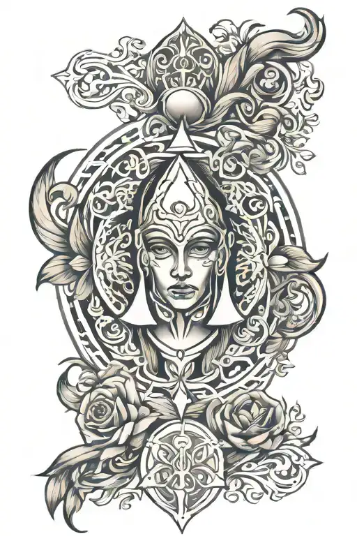 sucubus style tatoo tattoo design idea
