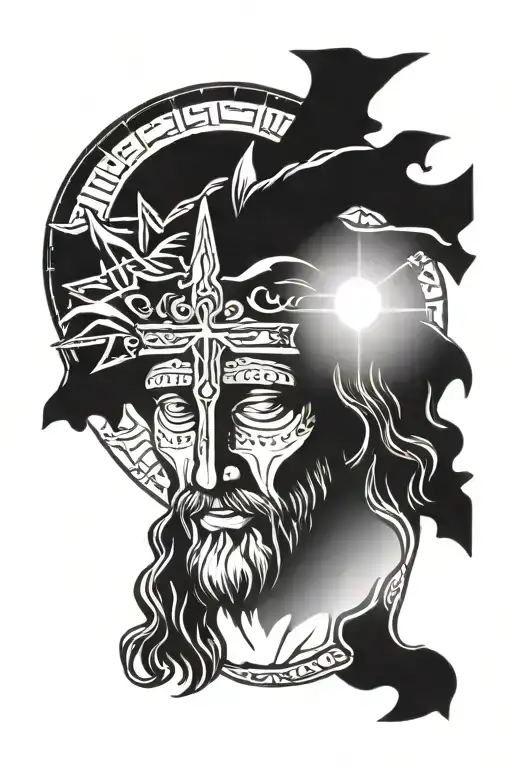 AVE CHRISTUS REX tattoo design idea