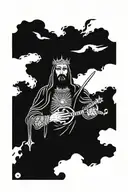 AVE CHRISTUS REX tattoo design idea