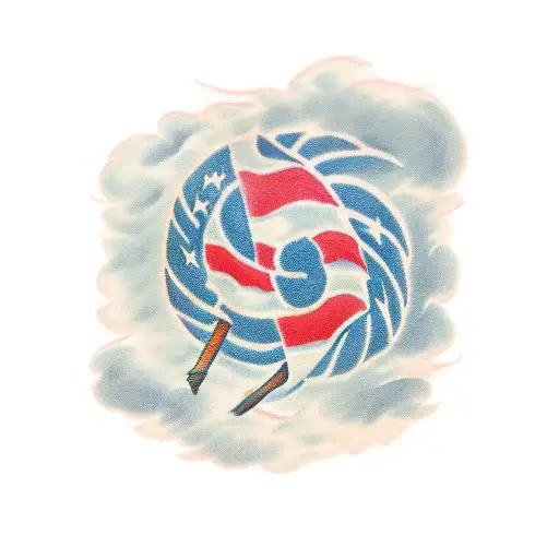hurricane flag tattoo