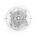 open enso with ink was dragon tattoo design idea