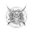 open enso with ink was dragon tattoo design idea