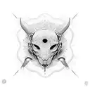 A PS5 controller with intricate details and shading tattoo design idea