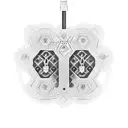 A PS5 controller with intricate details and shading tattoo design idea