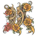 ups and downs sleeve tattoo design idea