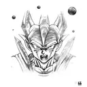 perfect cell from dragon ball z  tattoo design idea