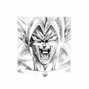perfect cell from dragon ball z  tattoo design idea