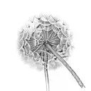 Dandelion tattoo design idea