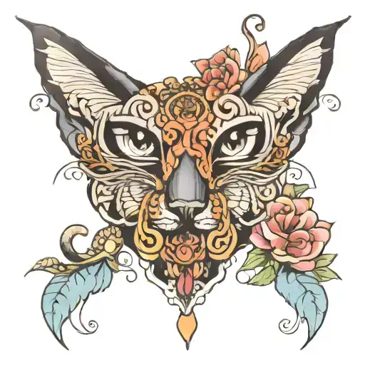 Siamese tattoo design idea