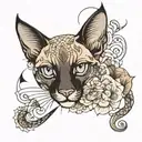 Siamese tattoo design idea