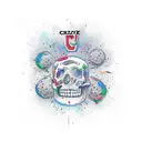 cruz con palomas tattoo design idea