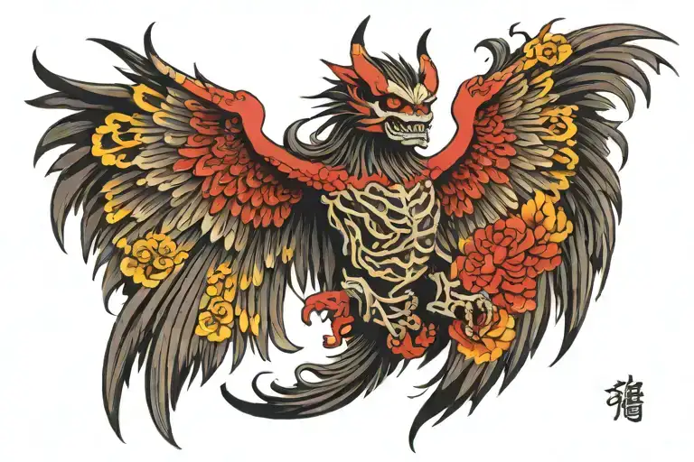 Wing Demon Wing tattoo design idea