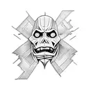 attack on titan tattoo design idea